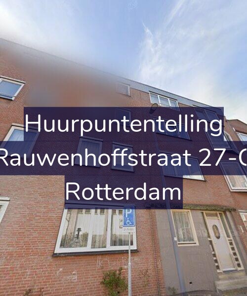 Foto gevel Huurpuntentelling voor Rauwenhoffstraat 27-C, Rotterdam