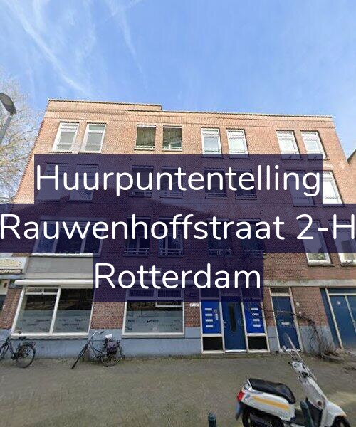 Foto gevel Huurpuntentelling voor Rauwenhoffstraat 2-H, Rotterdam