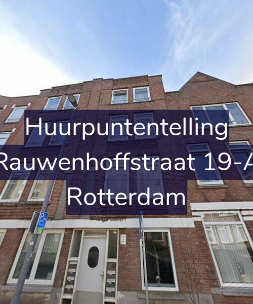 Foto gevel Huurpuntentelling voor Rauwenhoffstraat 19-A, Rotterdam