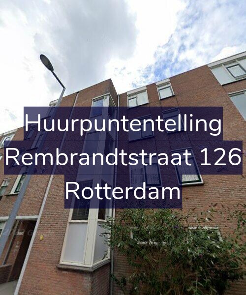 Foto gevel Huurpuntentelling voor Rembrandtstraat 126, Rotterdam