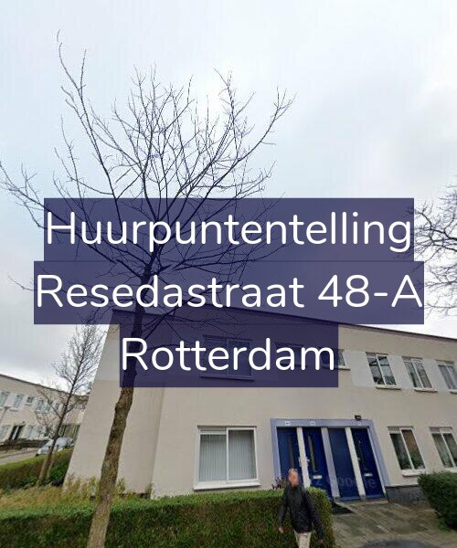Foto gevel Huurpuntentelling voor Resedastraat 48-A, Rotterdam