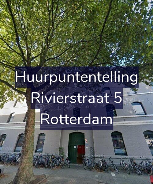 Foto gevel Huurpuntentelling voor Rivierstraat 5, Rotterdam