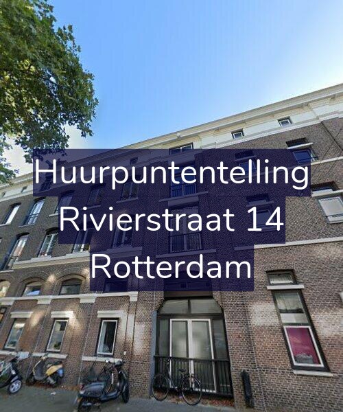 Foto gevel Huurpuntentelling voor Rivierstraat 14, Rotterdam