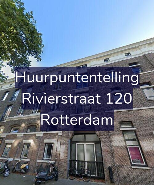 Foto gevel Huurpuntentelling voor Rivierstraat 120, Rotterdam