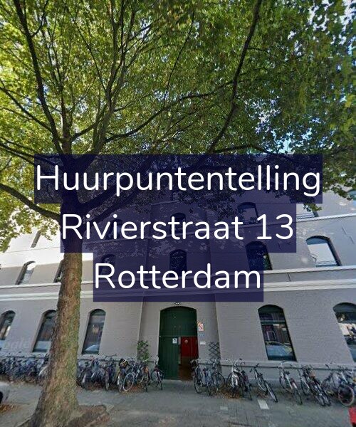Foto gevel Huurpuntentelling voor Rivierstraat 13, Rotterdam