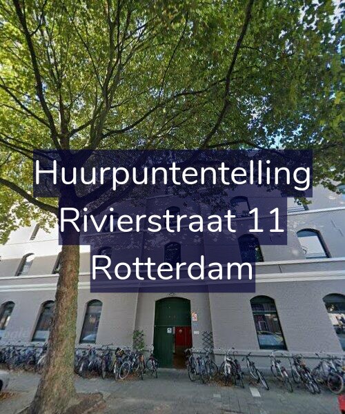 Foto gevel Huurpuntentelling voor Rivierstraat 11, Rotterdam