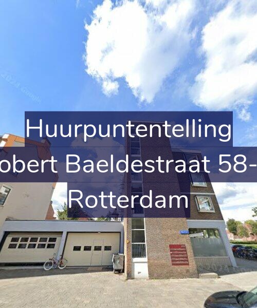 Foto gevel Huurpuntentelling voor Robert Baeldestraat 58-A, Rotterdam