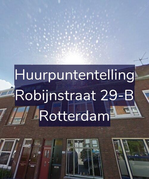 Foto gevel Huurpuntentelling voor Robijnstraat 29-B, Rotterdam