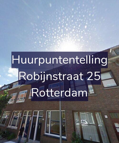 Foto gevel Huurpuntentelling voor Robijnstraat 25, Rotterdam