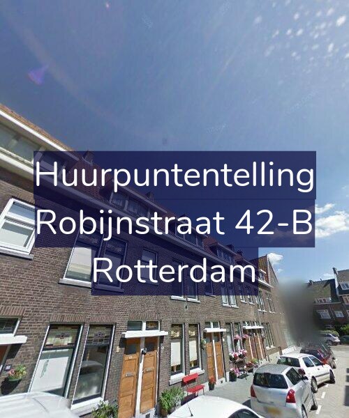Foto gevel Huurpuntentelling voor Robijnstraat 42-B, Rotterdam