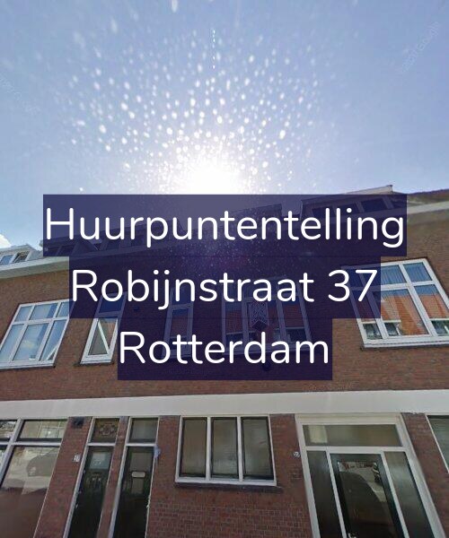 Foto gevel Huurpuntentelling voor Robijnstraat 37, Rotterdam