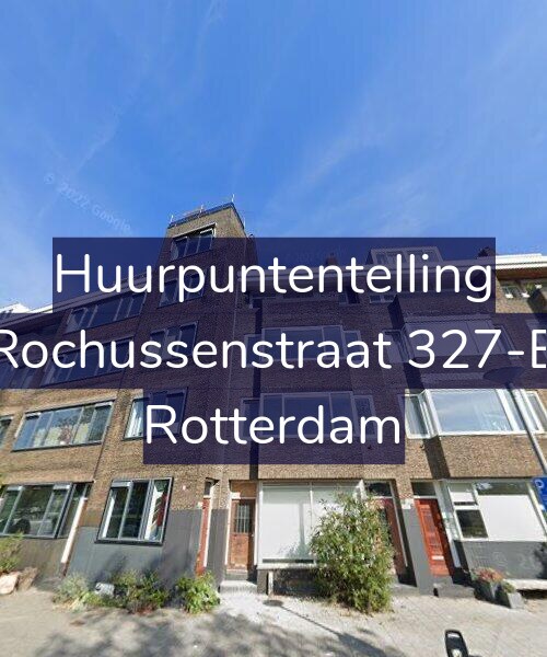 Foto gevel Huurpuntentelling voor Rochussenstraat 327-B, Rotterdam