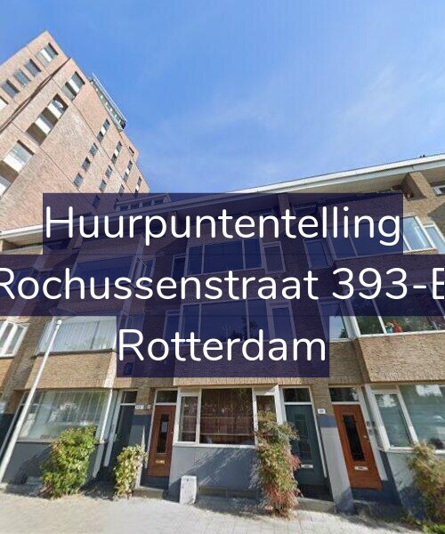Foto gevel Huurpuntentelling voor Rochussenstraat 393-B, Rotterdam
