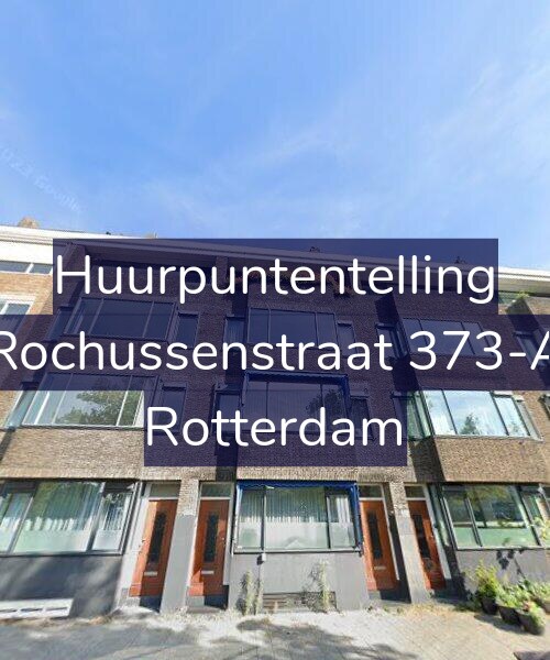 Foto gevel Huurpuntentelling voor Rochussenstraat 373-A, Rotterdam