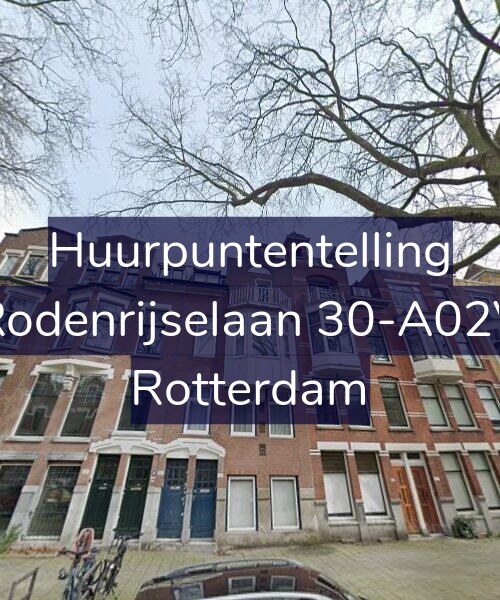 Foto gevel Huurpuntentelling voor Rodenrijselaan 30-A02V, Rotterdam