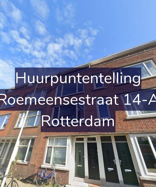 Foto gevel Huurpuntentelling voor Roemeensestraat 14-A, Rotterdam
