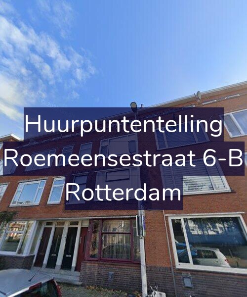 Foto gevel Huurpuntentelling voor Roemeensestraat 6-B, Rotterdam
