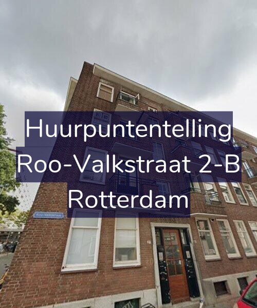 Foto gevel Huurpuntentelling voor Roo-Valkstraat 2-B, Rotterdam