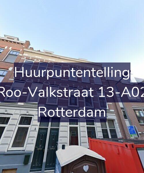 Foto gevel Huurpuntentelling voor Roo-Valkstraat 13-A02, Rotterdam