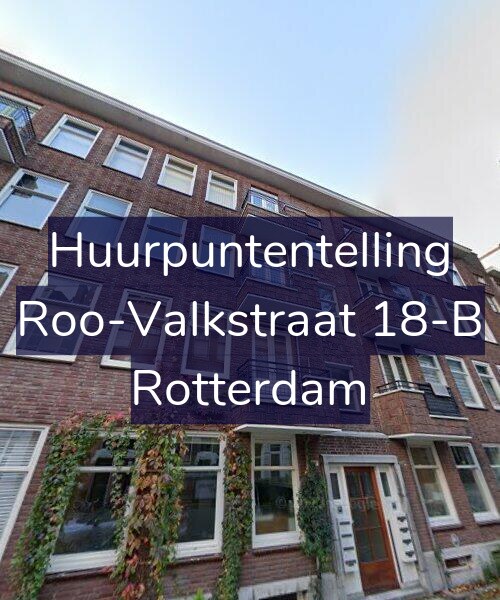 Foto gevel Huurpuntentelling voor Roo-Valkstraat 18-B, Rotterdam
