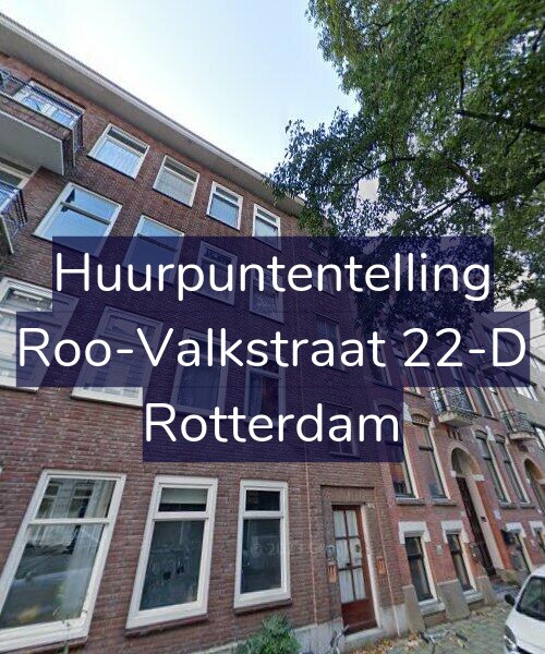 Foto gevel Huurpuntentelling voor Roo-Valkstraat 22-D, Rotterdam