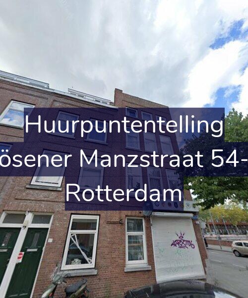 Foto gevel Huurpuntentelling voor Rösener Manzstraat 54-B, Rotterdam