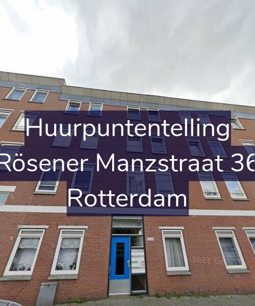 Foto gevel Huurpuntentelling voor Rösener Manzstraat 36, Rotterdam