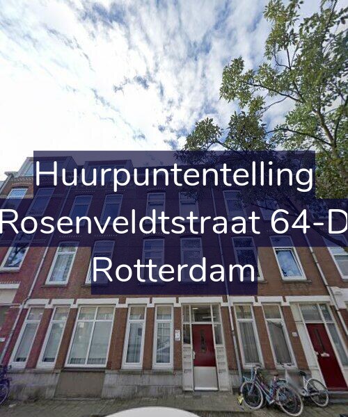 Foto gevel Huurpuntentelling voor Rosenveldtstraat 64-D, Rotterdam