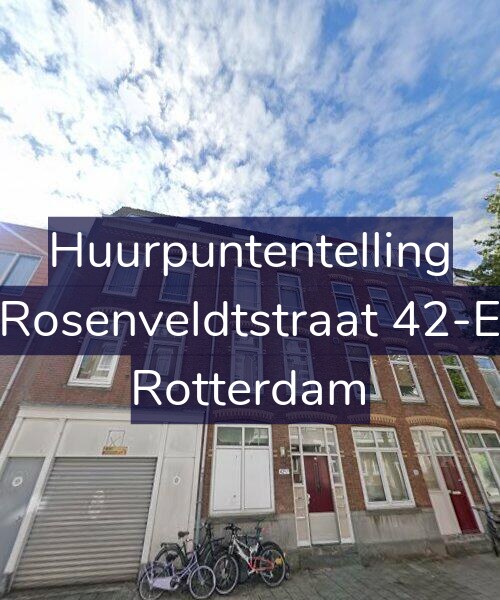Foto gevel Huurpuntentelling voor Rosenveldtstraat 42-E, Rotterdam
