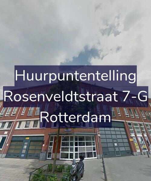 Foto gevel Huurpuntentelling voor Rosenveldtstraat 7-G, Rotterdam