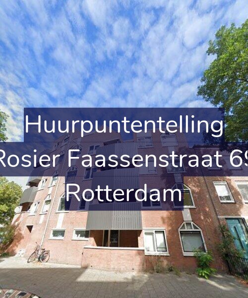 Foto gevel Huurpuntentelling voor Rosier Faassenstraat 69, Rotterdam