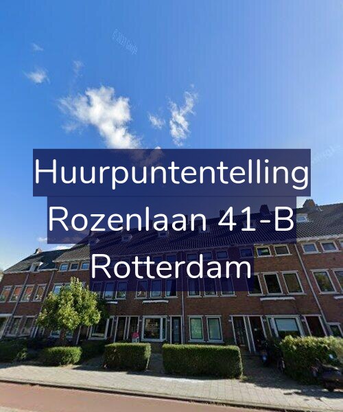 Foto gevel Huurpuntentelling voor Rozenlaan 41-B, Rotterdam