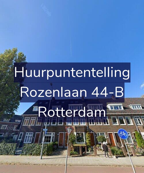 Foto gevel Huurpuntentelling voor Rozenlaan 44-B, Rotterdam