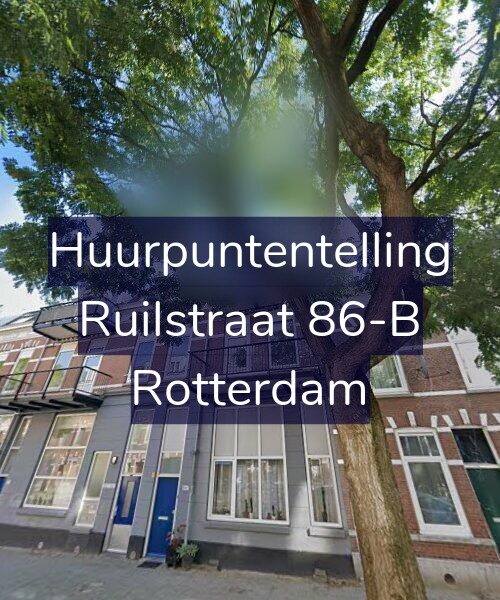 Foto gevel Huurpuntentelling voor Ruilstraat 86-B, Rotterdam