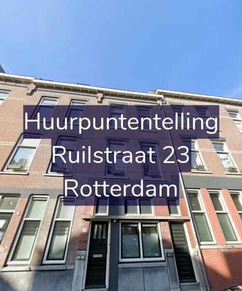 Foto gevel Huurpuntentelling voor Ruilstraat 23, Rotterdam