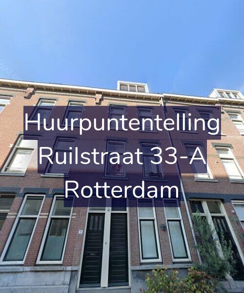 Foto gevel Huurpuntentelling voor Ruilstraat 33-A, Rotterdam