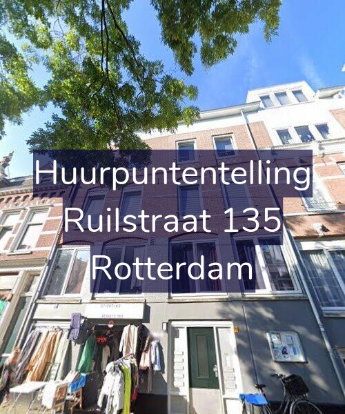 Foto gevel Huurpuntentelling voor Ruilstraat 135, Rotterdam