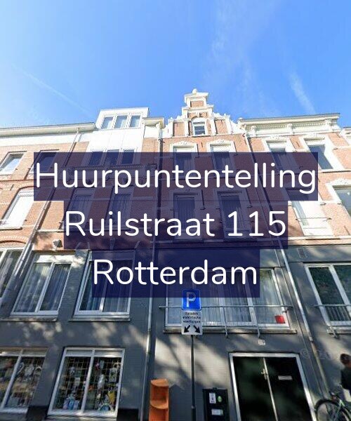 Foto gevel Huurpuntentelling voor Ruilstraat 115, Rotterdam
