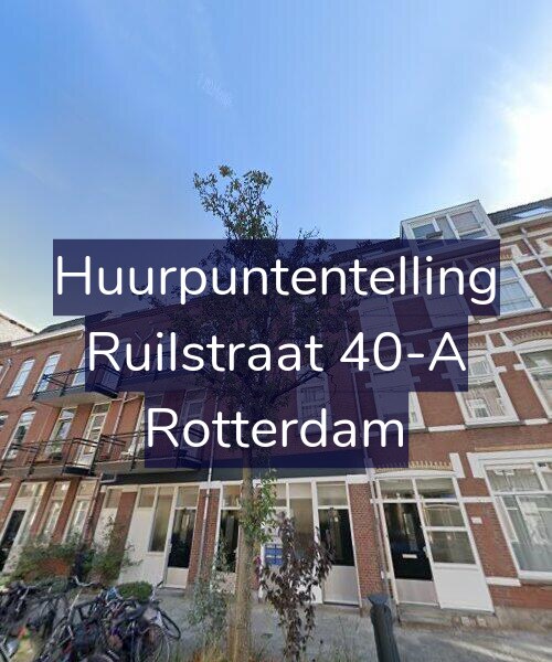 Foto gevel Huurpuntentelling voor Ruilstraat 40-A, Rotterdam