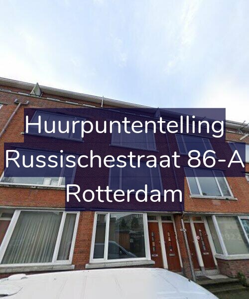 Foto gevel Huurpuntentelling voor Russischestraat 86-A, Rotterdam