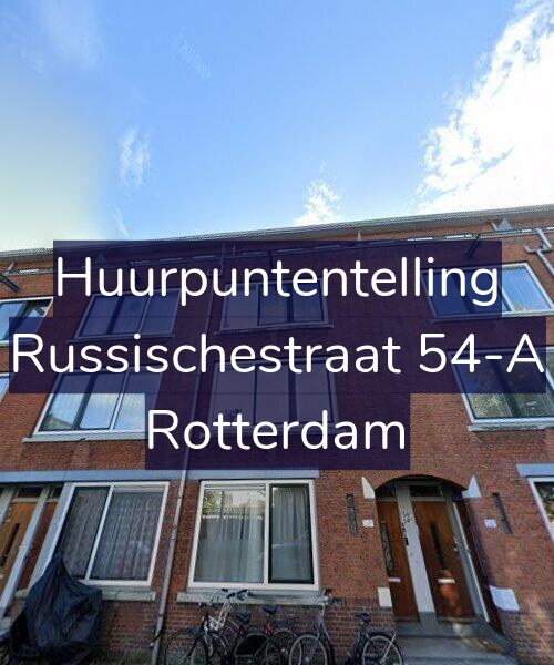 Foto gevel Huurpuntentelling voor Russischestraat 54-A, Rotterdam