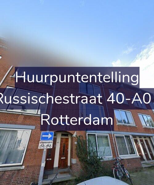 Foto gevel Huurpuntentelling voor Russischestraat 40-A01, Rotterdam