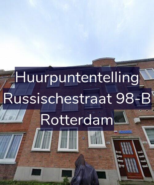 Foto gevel Huurpuntentelling voor Russischestraat 98-B, Rotterdam