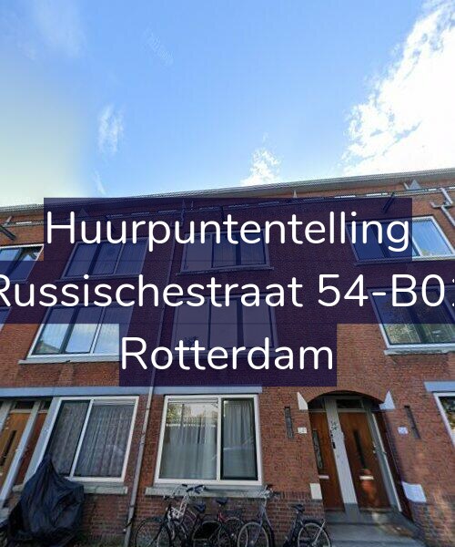 Foto gevel Huurpuntentelling voor Russischestraat 54-B01, Rotterdam