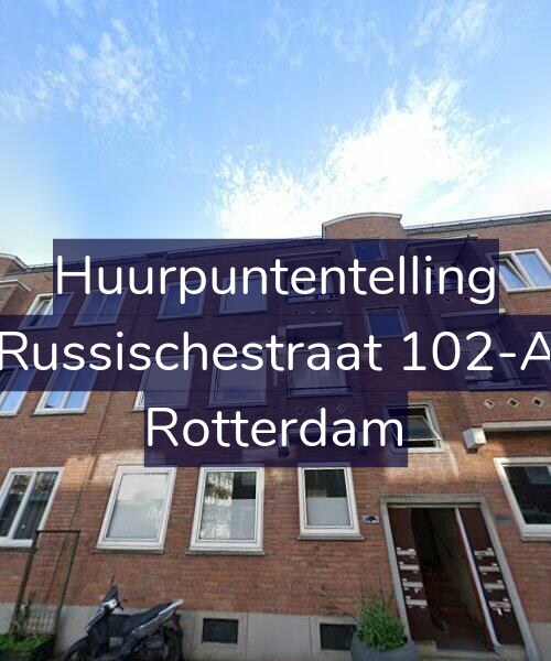 Foto gevel Huurpuntentelling voor Russischestraat 102-A, Rotterdam