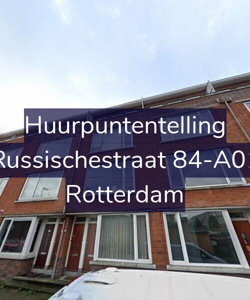 Foto gevel Huurpuntentelling voor Russischestraat 84-A01, Rotterdam