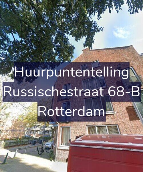 Foto gevel Huurpuntentelling voor Russischestraat 68-B, Rotterdam