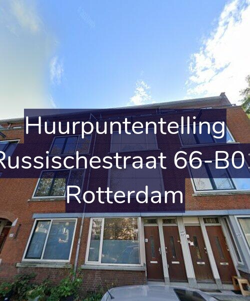 Foto gevel Huurpuntentelling voor Russischestraat 66-B01, Rotterdam