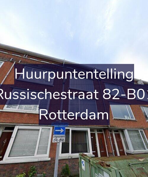 Foto gevel Huurpuntentelling voor Russischestraat 82-B01, Rotterdam
