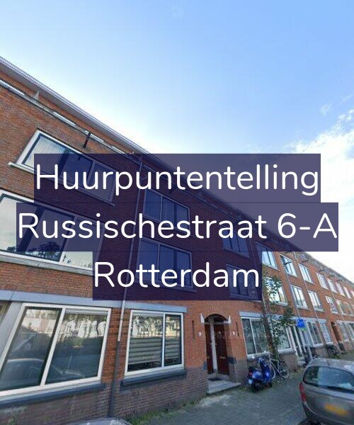 Foto gevel Huurpuntentelling voor Russischestraat 6-A, Rotterdam